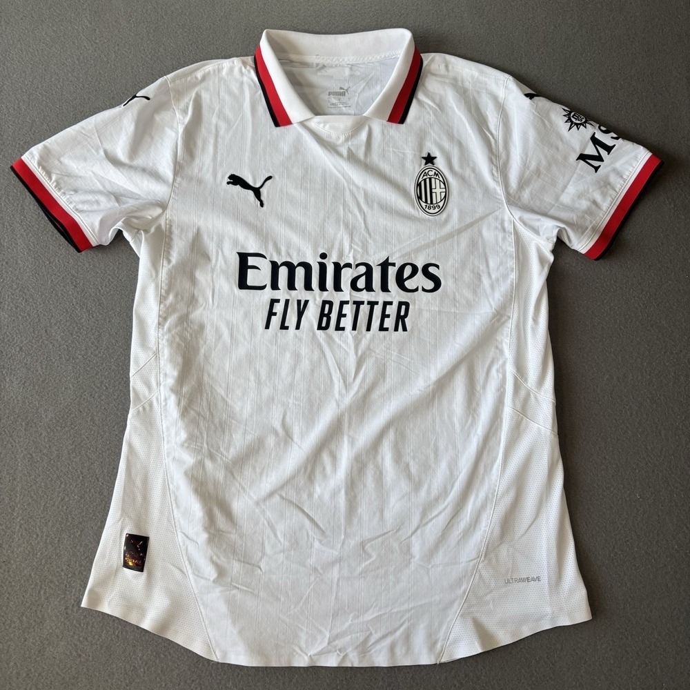 AC Milan 24/25 Puma Away AUTHENTIC Soccer Jersey Pro 775013-02 Mens L ULTRAWEAVE